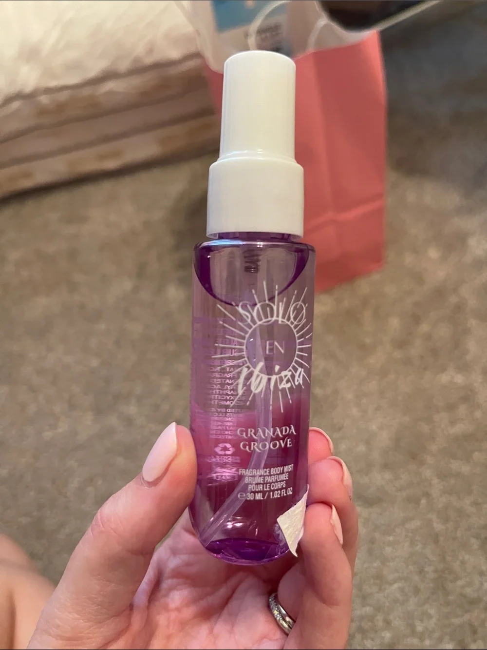 Purple Fragrance Body Mist Spray - Women